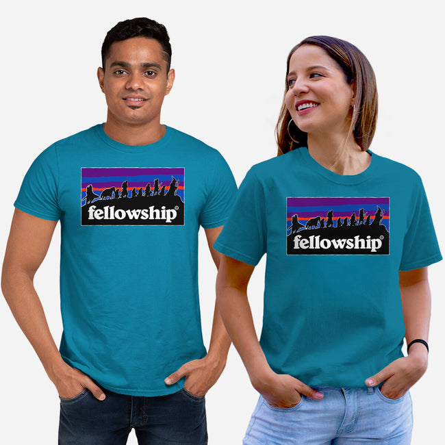 The Fellowship Badge-Unisex-Basic-Tee-momma_gorilla