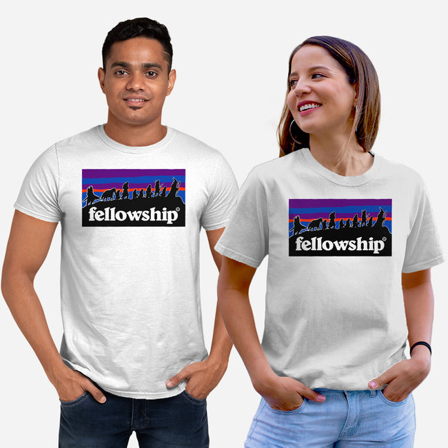 The Fellowship Badge-Unisex-Basic-Tee-momma_gorilla