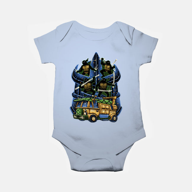 Half Shell Heroes-Baby-Basic-Onesie-momma_gorilla