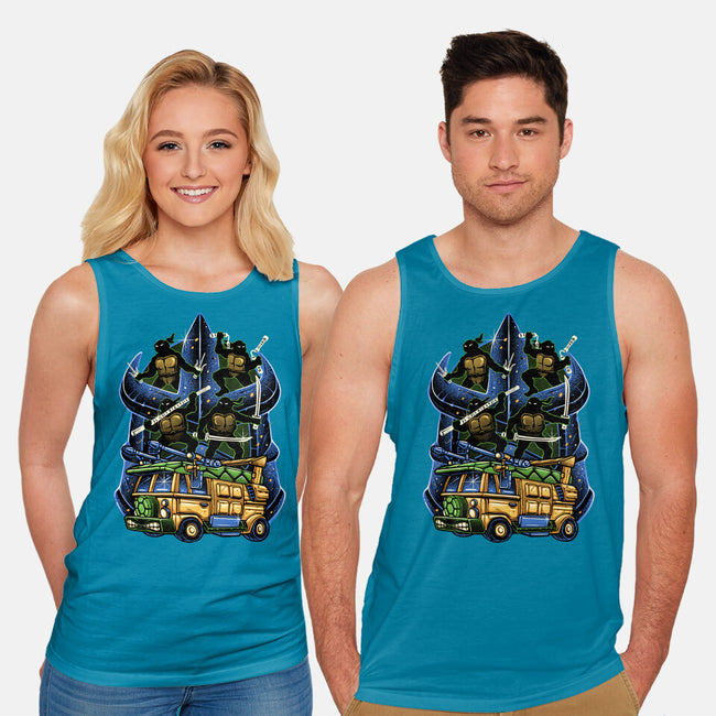 Half Shell Heroes-Unisex-Basic-Tank-momma_gorilla