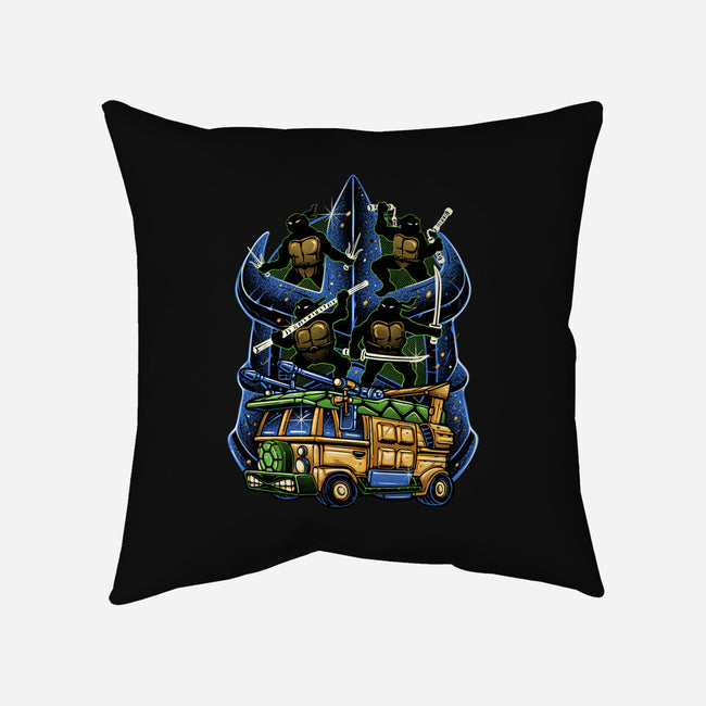 Half Shell Heroes-None-Removable Cover w Insert-Throw Pillow-momma_gorilla