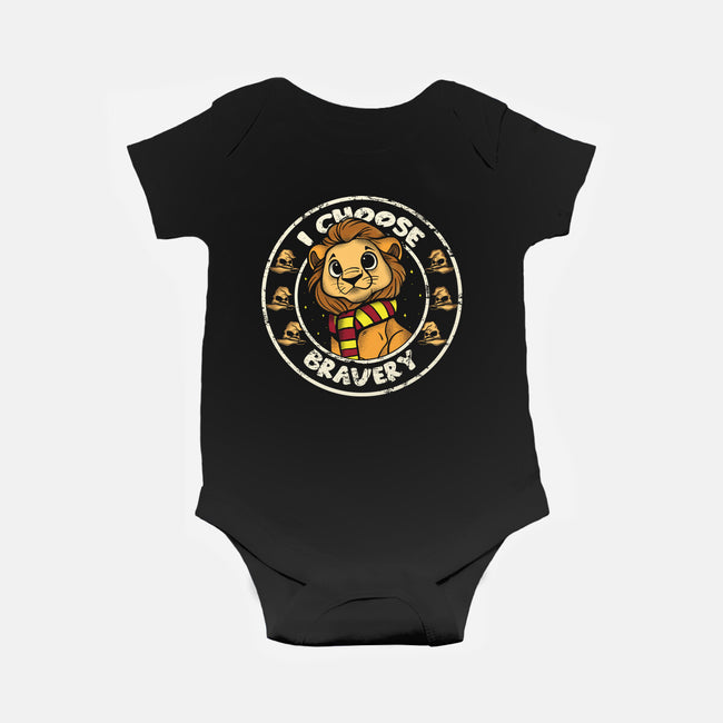 I Choose Bravery-Baby-Basic-Onesie-turborat14