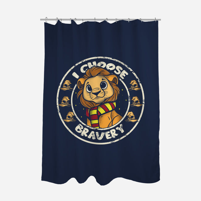 I Choose Bravery-None-Polyester-Shower Curtain-turborat14