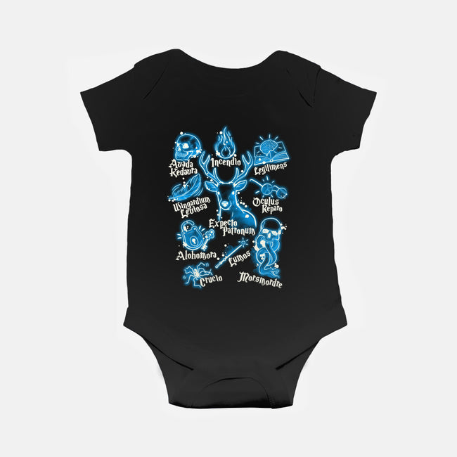 Magic Spells-Baby-Basic-Onesie-NemiMakeit