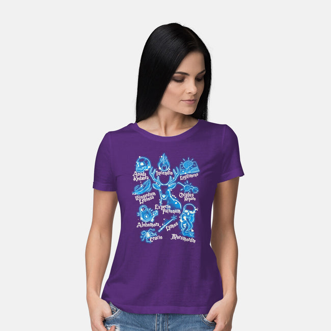 Magic Spells-Womens-Basic-Tee-NemiMakeit