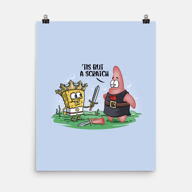 The Holy Grail Under The Sea-None-Matte-Poster-zascanauta