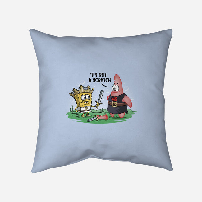 The Holy Grail Under The Sea-None-Removable Cover w Insert-Throw Pillow-zascanauta