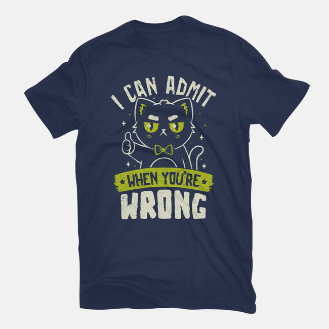 I Can Admit When You're Wrong-Mens-Basic-Tee-koalastudio