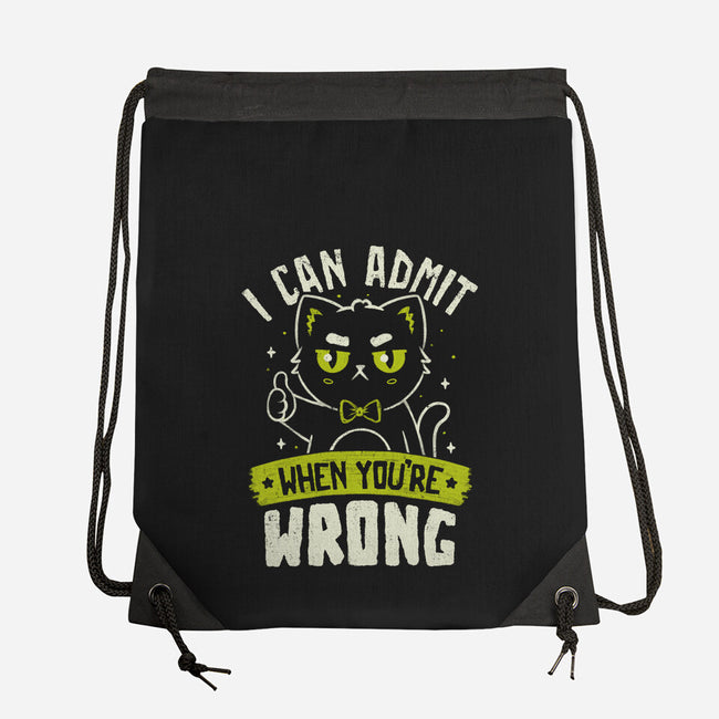 I Can Admit When You're Wrong-None-Drawstring-Bag-koalastudio