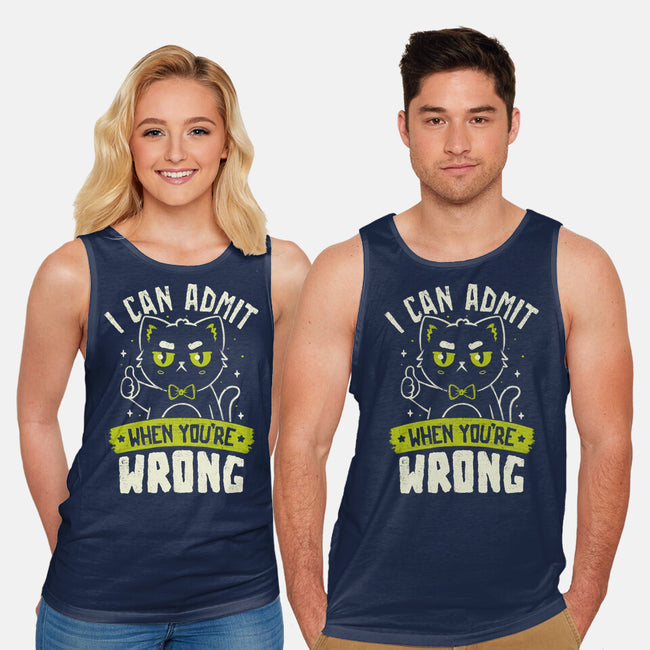 I Can Admit When You're Wrong-Unisex-Basic-Tank-koalastudio