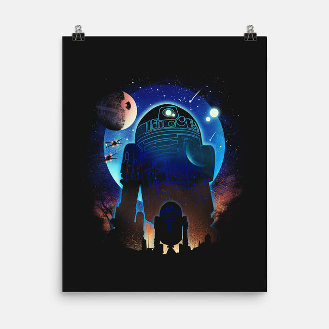 Droid Night-None-Matte-Poster-dandingeroz