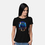 Droid Night-Womens-Basic-Tee-dandingeroz