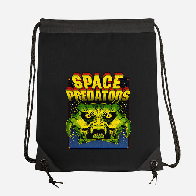 Space Predator-None-Drawstring-Bag-demonigote