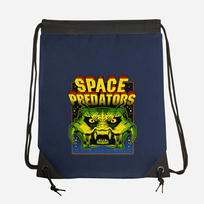 Space Predator-None-Drawstring-Bag-demonigote