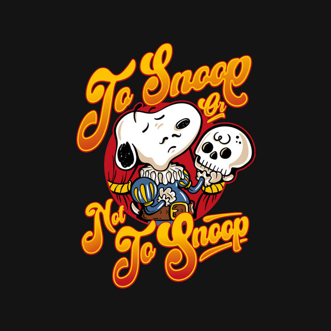 To Snoop Or Not-Womens-Basic-Tee-demonigote