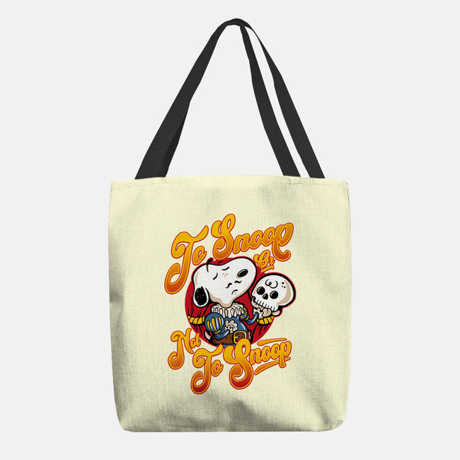 To Snoop Or Not-None-Basic Tote-Bag-demonigote