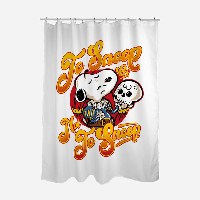 To Snoop Or Not-None-Polyester-Shower Curtain-demonigote