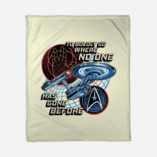 To The Stars And Back-None-Fleece-Blanket-momma_gorilla