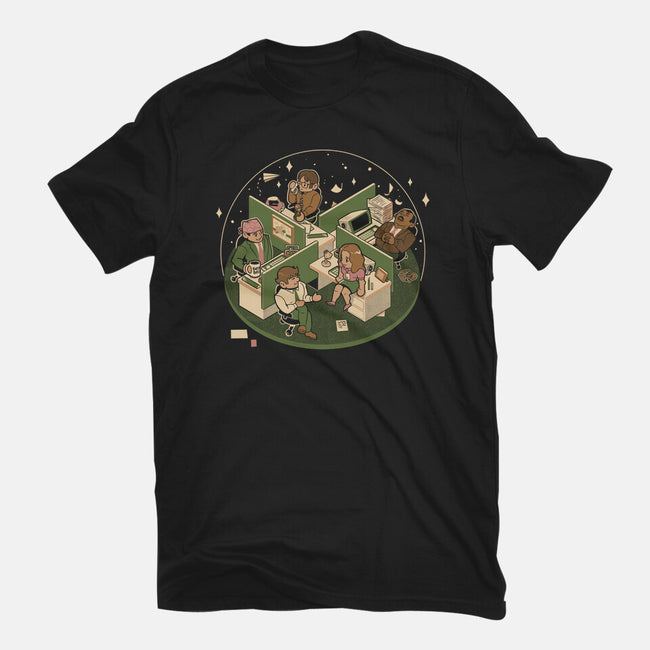 Dunder Lumon Company-Womens-Fitted-Tee-Heyra Vieira
