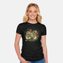 Dunder Lumon Company-Womens-Fitted-Tee-Heyra Vieira
