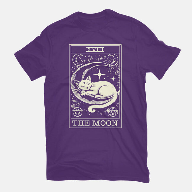 The Moon Tarot Card-Youth-Basic-Tee-fanfabio