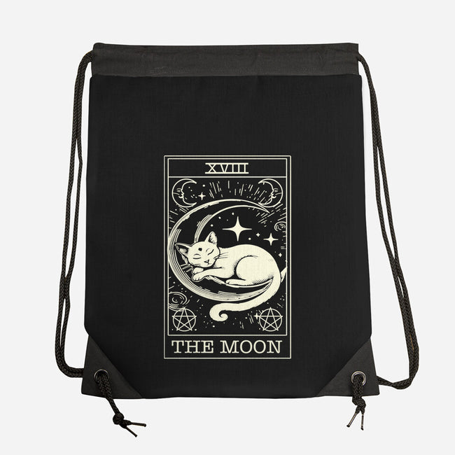 The Moon Tarot Card-None-Drawstring-Bag-fanfabio
