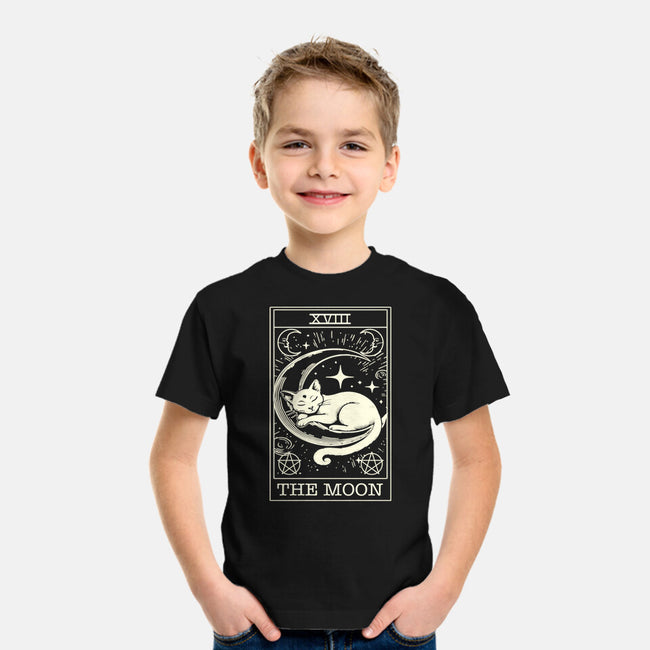 The Moon Tarot Card-Youth-Basic-Tee-fanfabio