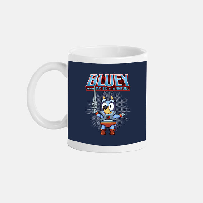 Bluey And The Masters Of The Universe-None-Mug-Drinkware-JamesQJO