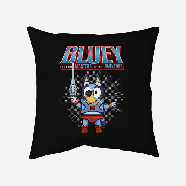 Bluey And The Masters Of The Universe-None-Removable Cover w Insert-Throw Pillow-JamesQJO