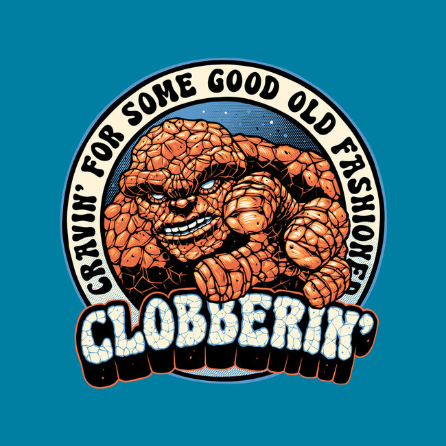 Good Old Clobberin-None-Stretched-Canvas-momma_gorilla