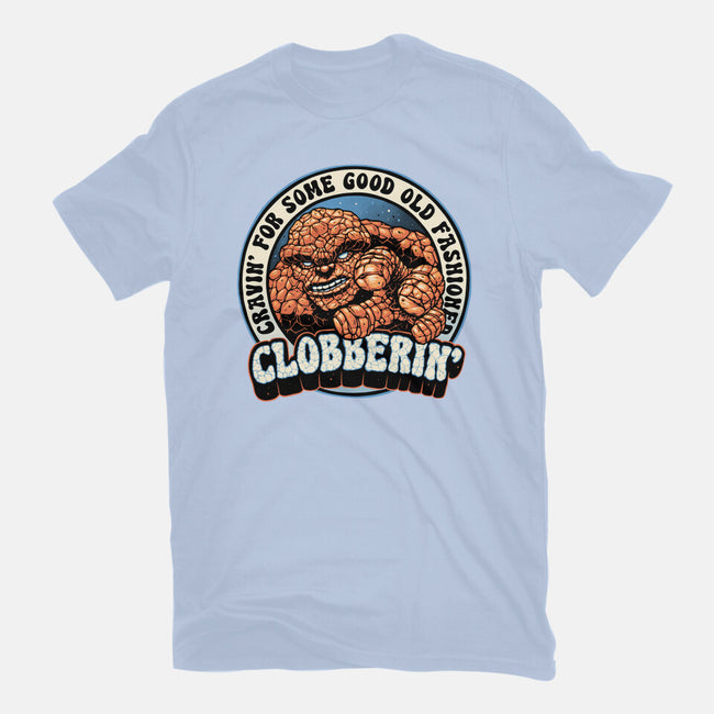 Good Old Clobberin-Womens-Basic-Tee-momma_gorilla