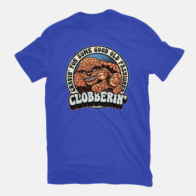 Good Old Clobberin-Unisex-Basic-Tee-momma_gorilla