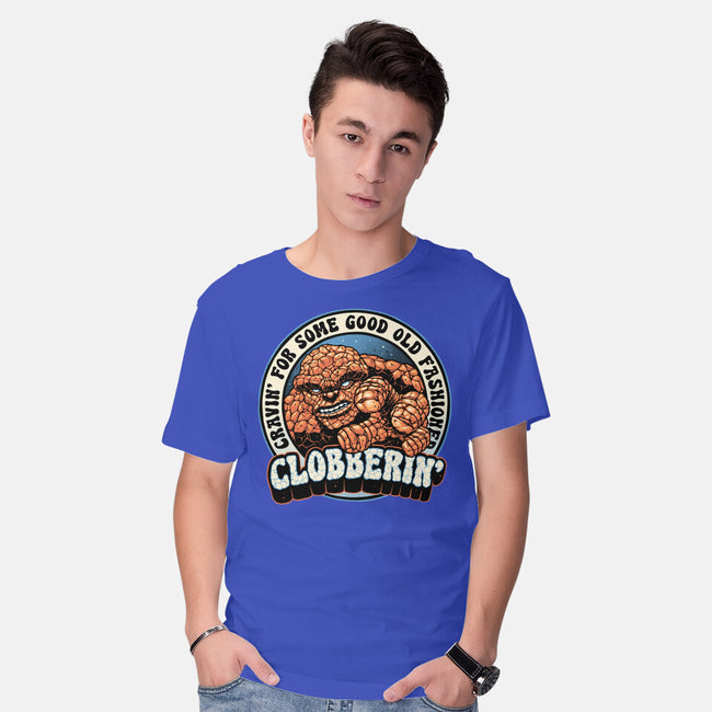 Good Old Clobberin-Mens-Basic-Tee-momma_gorilla