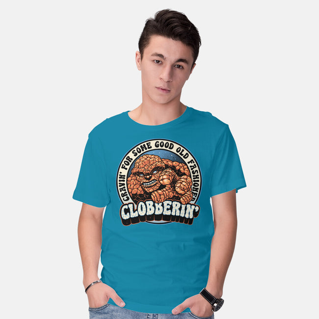 Good Old Clobberin-Mens-Basic-Tee-momma_gorilla