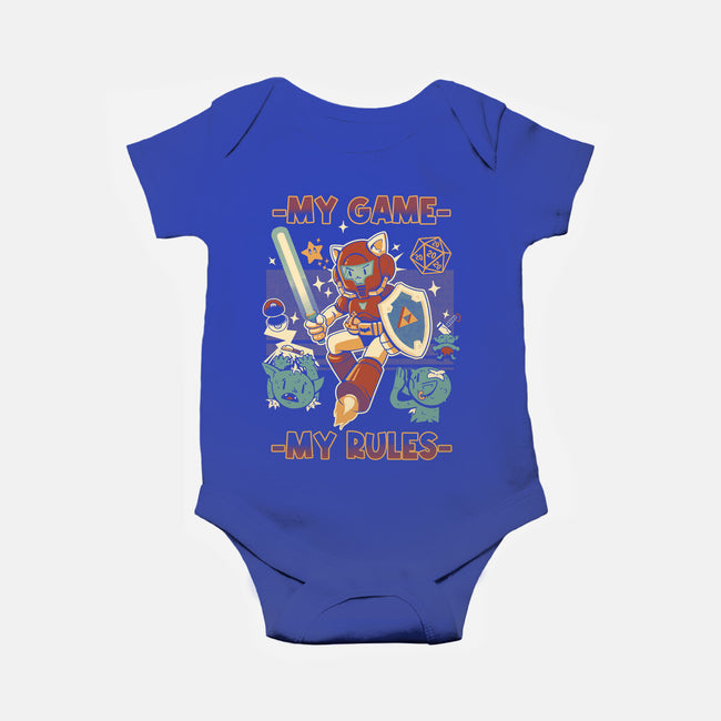 My Game My Rules-Baby-Basic-Onesie-Heyra Vieira