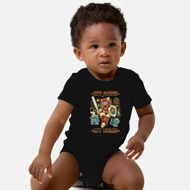 My Game My Rules-Baby-Basic-Onesie-Heyra Vieira