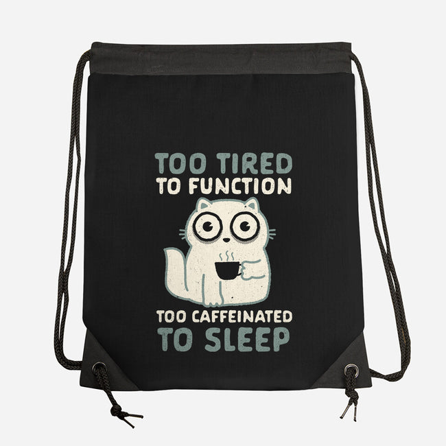 Too Tired Too Caffeinated-None-Drawstring-Bag-Nemons