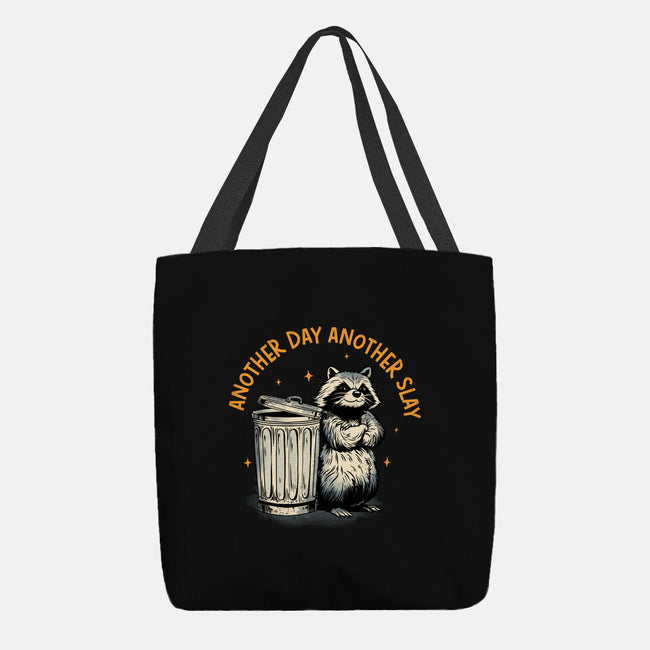 Another Day Another Slay Raccoon-None-Basic Tote-Bag-dandingeroz