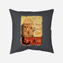 Tournee Du Schrodinger Chat-None-Removable Cover w Insert-Throw Pillow-fanfabio