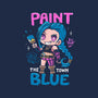 Paint The Town Blue-None-Drawstring-Bag-Vallina84