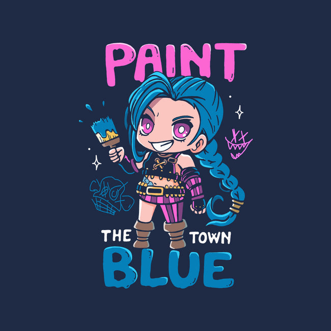 Paint The Town Blue-Youth-Basic-Tee-Vallina84