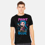 Paint The Town Blue-Mens-Heavyweight-Tee-Vallina84