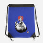 Moonlit Maiden Sumi-e-None-Drawstring-Bag-Astrobot Invention