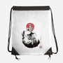 Moonlit Maiden Sumi-e-None-Drawstring-Bag-Astrobot Invention