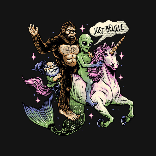 Just Believe-None-Drawstring-Bag-momma_gorilla