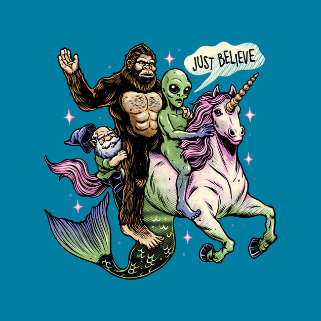 Just Believe-None-Drawstring-Bag-momma_gorilla