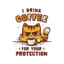 I Drink Coffee To Protect You-None-Drawstring-Bag-kg07