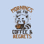 Coffee And Regrets-Mens-Basic-Tee-koalastudio