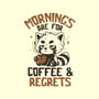 Coffee And Regrets-None-Drawstring-Bag-koalastudio