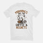 Coffee And Regrets-Womens-Basic-Tee-koalastudio